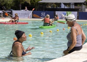 Temporada de pileta en Puerto Libre