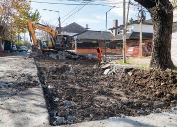 Trabajos de mejora de calzadas en Beccar