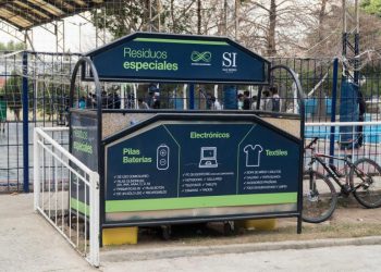 Nueva estación de residuos especiales en el Campo de Deportes N° 1 de Beccar.