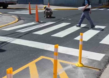 obras en la calle francia