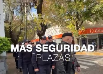 Formación de nuevos agentes de patrullaje a pie