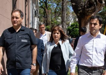 Ramón Lanús recibió a Bullrich y al Ministro de Seguridad bonaerense