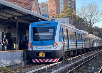 Trenes Argentinos comenzó los trabajos en las vías del Mitre