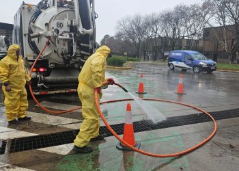 San Isidro despliega un operativo frente a las lluvias intensas