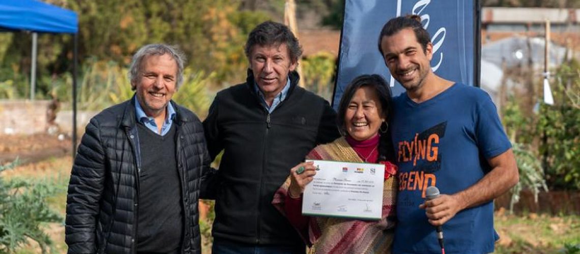 Egresados del programa Huertas Ecológicas
